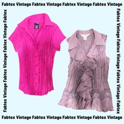 (FV-877) Barbiecore Pink Tops Bundle | Feminine Ch..