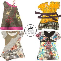 Retro Pink Fantasy Babe Blouses 10pcs