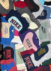 Nike Rework style patch work sweatshirt