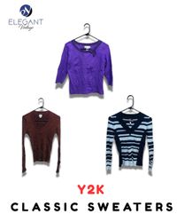 Y2K Classic Sweaters - EV2134