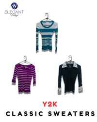 Y2K Classic Sweaters - EV2135
