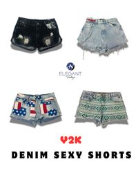 Y2K Denim Sexy Shorts - EV2140
