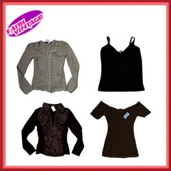 Brewing Brown Mix Tops and Skirt (FV-395)