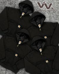 Carhartt neu bearbeiteter Stil schwarze aktive Jac..