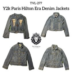 Y2k Paris Hilton Era Denim Jackets (TVL-277)