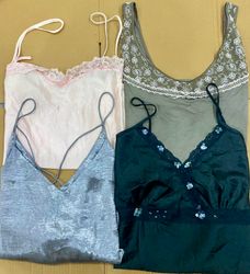 VR-202 Vintage Y2K Silk Camis Bundle