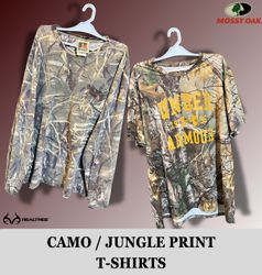 Camo / Jungle Print T-Shirts including Real Tree, ..