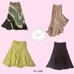 Multi-Style Cotton Skirts Wholesale Pack (FF-1-003..