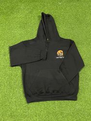 Carhartt Rework Style schwarzer Hoodie Sweatshirt