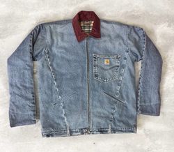 Fs-74 Upcycled Carharrt denim jacket