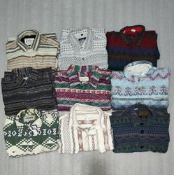Crazy pattern flannel shirts