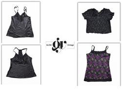 Y2K Gothic Cami Tops - GV0048