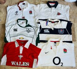 mix vintage club rugby shirts bundle 2
