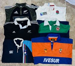 mix vintage club rugby shirts bundle 4