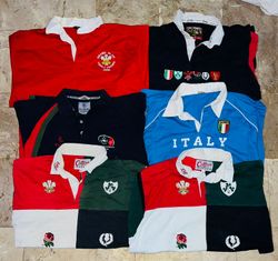 mix vintage club rugby shirts bundle 6