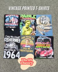 Vintage Printed T-Shirts - (21/01)