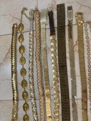 y2k Golden Chain belts