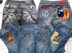 CR5968 Vintage Hip Hop/Designer Jeans