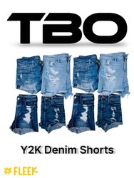 Y2K Denim Short     (TBO-116)