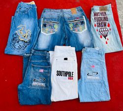 South pole and hip hop jeans