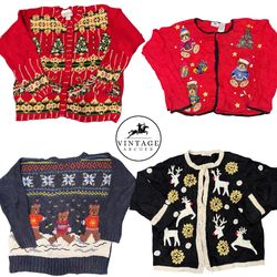 Y2K Retro Sweaters and Cardigans Christmas Edition..