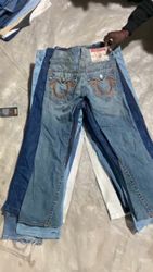 Jeans mistos de marca e hip hop