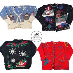 Y2K Retro Sweaters and Cardigans Christmas Edition..