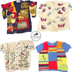 Vintage Sweaters & Cardigans Unique 10pcs(S-31)