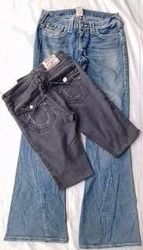 CR5997 Vintage True Religion Flare / Straight Jean..