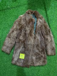 Real fur coat