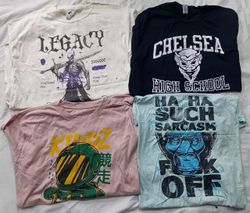 CR6004 T-shirts imprimés pour hommes au style retr..