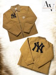 Carhartt rework style NY detriot jacket in beige