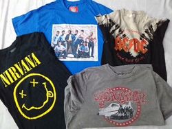 CR6018  Vintage  T-shirts de musique