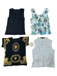 Y2K Multi colour Crinkle Tops