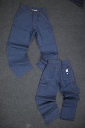 Carhartt Dunkelblaue Raw Denim Doppelkniejeans (15..