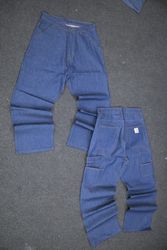 Jean à genou simple en denim brut bleu mi-Carhartt..