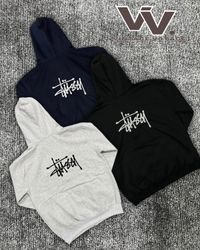 Stussy reworked style mix colour zipper hoodie #22..