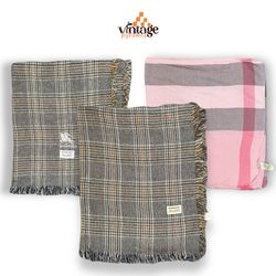 VPX1119 Écharpes Burberry 100% Cachemire Authentiq..