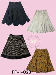 Women’s Cotton Skirts – Bulk Lot of 42 Piece FF-1-..