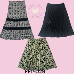 Stylish Printed Poly Skirts for Daily Wear – 41 Pc..