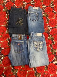 Y2k Embroidery Bootcut Jeans