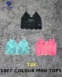 Y2K Soft Colour Mini Tops - EV2179