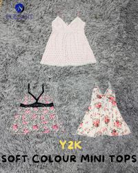 Y2K Soft Colour Mini Tops - EV2180