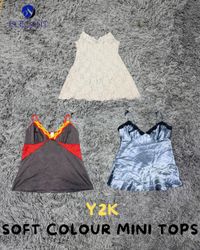 Y2K Soft Colour Mini Tops - EV2184