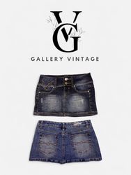 JUPES MINI EN DENIM Y2K