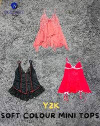 Y2K Soft Colour Mini Tops - EV2186
