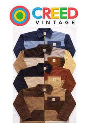 CR1153 Upcycled Men's Carhartt Patchwork Jacket