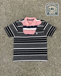 Upcycled Panelled Polo Shirt