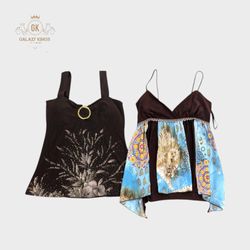 Camisoles Chocolatées Sexy Y2K