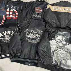Vintage Hiphop Leather Jackets